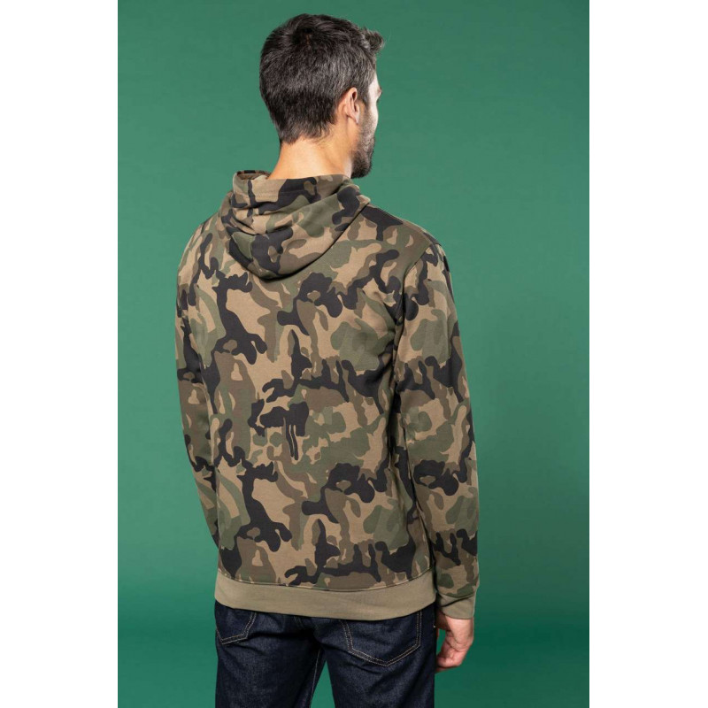 Kapucnis pulóver- Camouflage Pulóverek, Vadász / horgász, Pulóverek, Nyomtatás nélküli termékek image